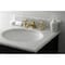 Kingston Brass KS4467NX Widespread Bathroom Faucet with Brass Pop-Up, Brushed Brass KS4467NX - alternate 2